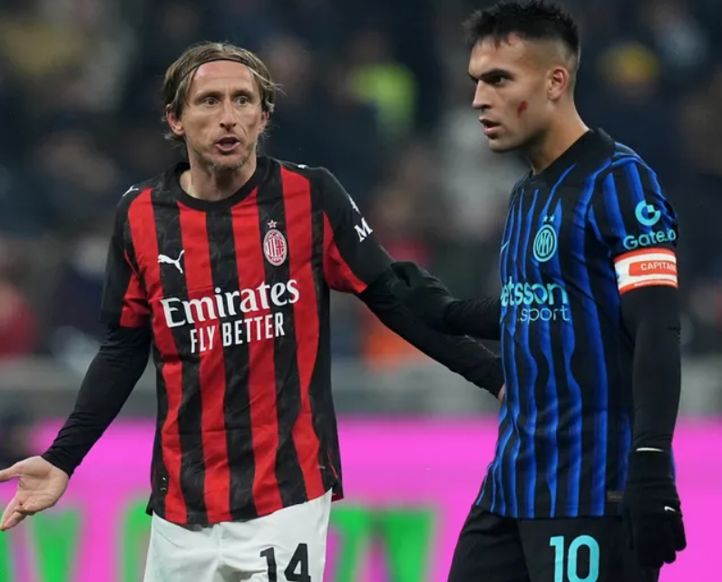 inter milan vs ac milan lineups